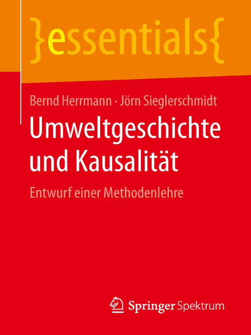 Title details for Umweltgeschichte und Kausalität by Bernd Herrmann - Available